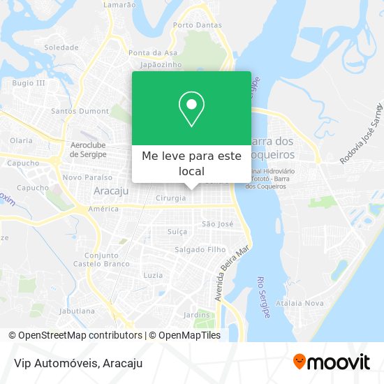 Vip Automóveis mapa
