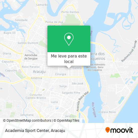 Academia Sport Center mapa