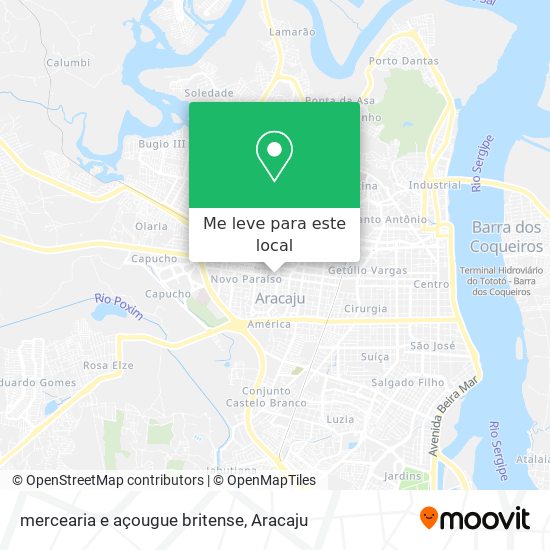 mercearia e açougue britense mapa