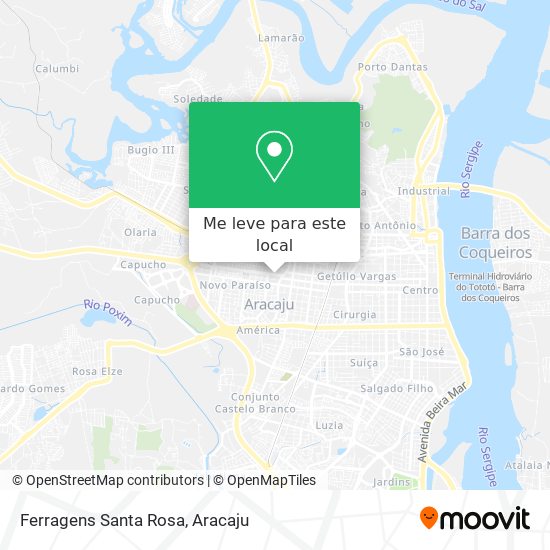 Ferragens Santa Rosa mapa
