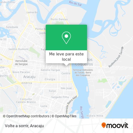 Volte a sorrir mapa