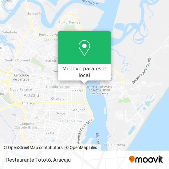 Restaurante Tototó mapa