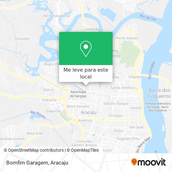 Bomfim Garagem mapa