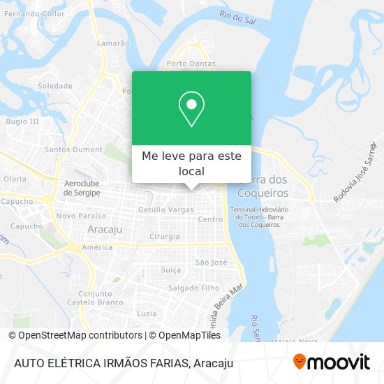 AUTO ELÉTRICA IRMÃOS FARIAS mapa