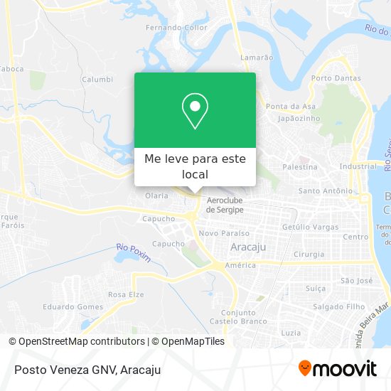 Posto Veneza GNV mapa