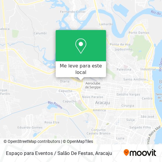 Espaço para Eventos / Salão De Festas mapa