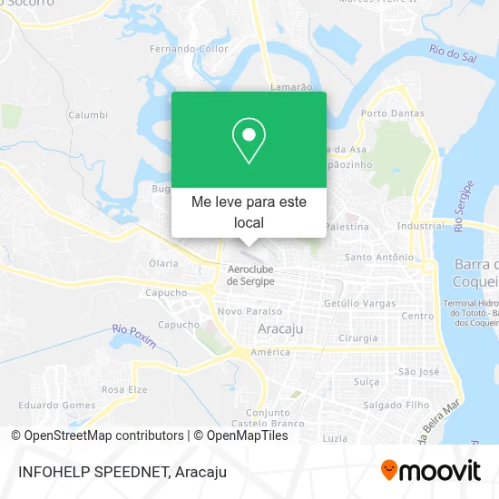 INFOHELP SPEEDNET mapa
