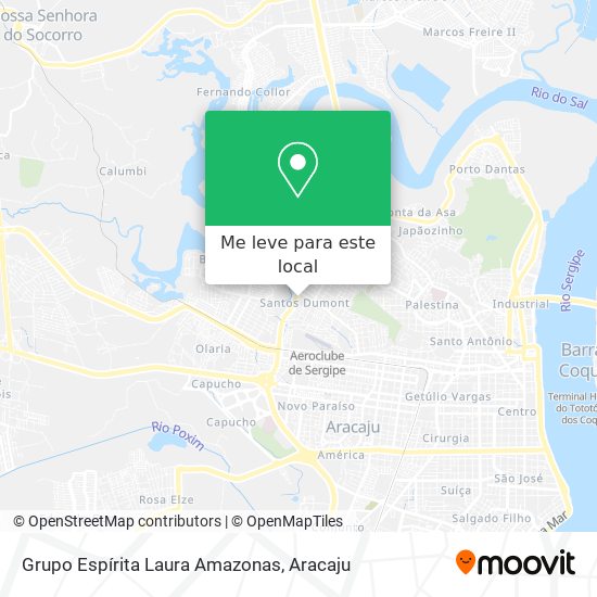 Grupo Espírita Laura Amazonas mapa