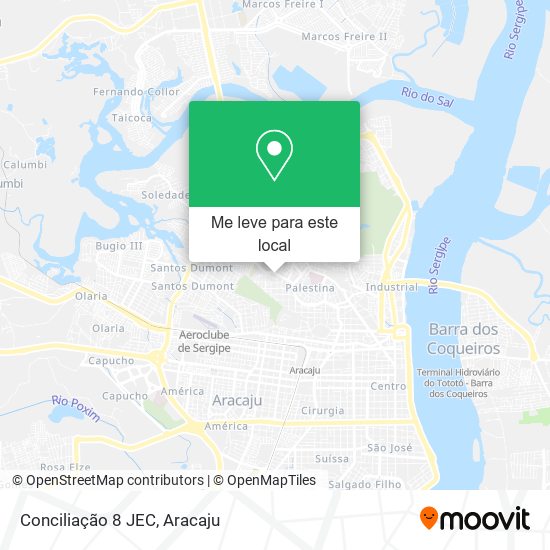 Conciliação 8 JEC mapa