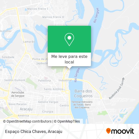 Espaço Chica Chaves mapa