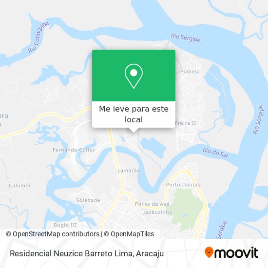Residencial Neuzice Barreto Lima mapa