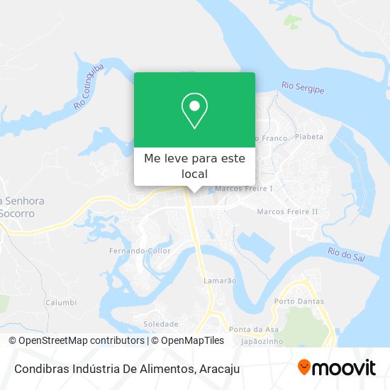 Condibras Indústria De Alimentos mapa