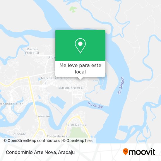 Condomínio Arte Nova mapa