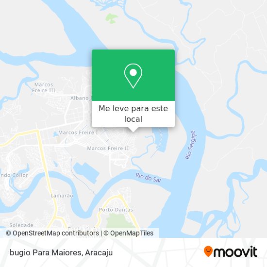 bugio Para Maiores mapa