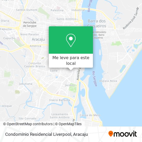 Condomínio Residencial Liverpool mapa