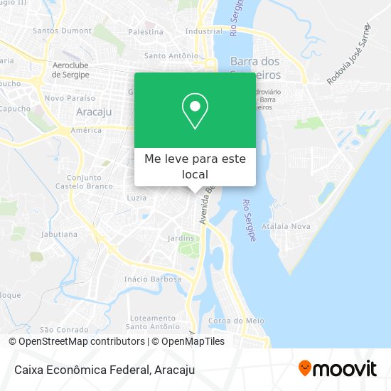 Caixa Econômica Federal mapa