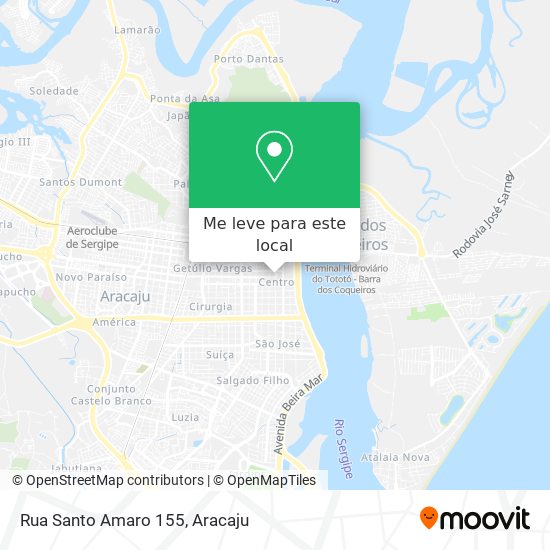 Rua Santo Amaro 155 mapa