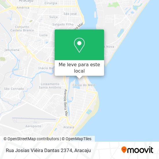 Rua Josias Viêira Dantas 2374 mapa