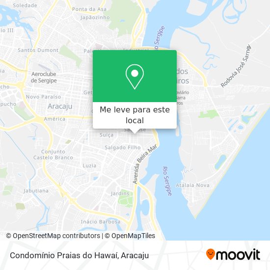 Condomínio Praias do Hawaí mapa