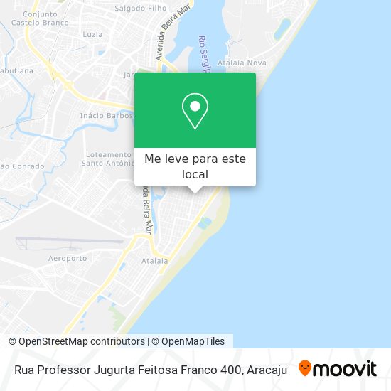 Rua Professor Jugurta Feitosa Franco 400 mapa