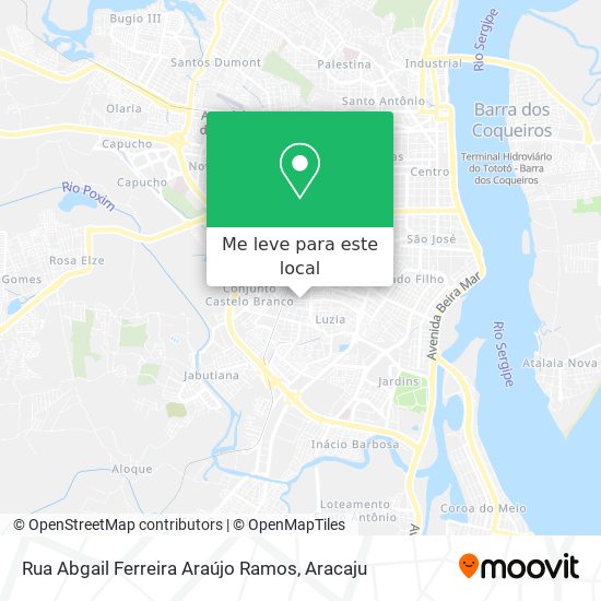 Rua Abgail Ferreira Araújo Ramos mapa