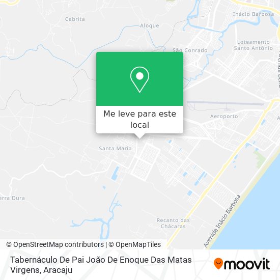 Tabernáculo De Pai João De Enoque Das Matas Virgens mapa