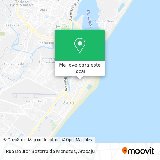 Rua Doutor Bezerra de Menezes mapa