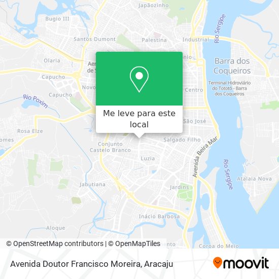 Avenida Doutor Francisco Moreira mapa