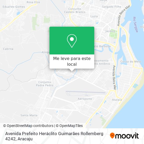 Avenida Prefeito Heráclito Guimarães Rollemberg 4242 mapa