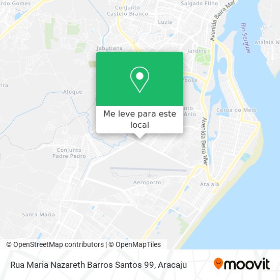 Rua Maria Nazareth Barros Santos 99 mapa