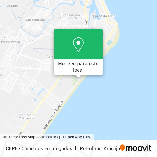 CEPE - Clube dos Empregados da Petrobrás mapa