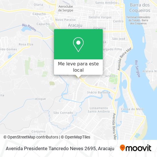 Avenida Presidente Tancredo Neves 2695 mapa