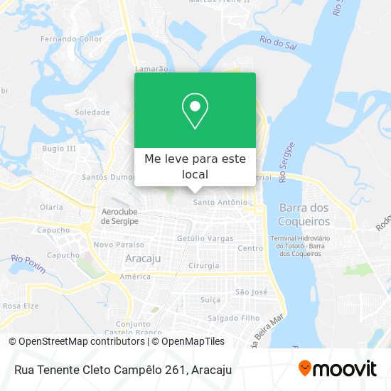 Rua Tenente Cleto Campêlo 261 mapa