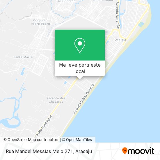 Rua Manoel Messías Melo 271 mapa