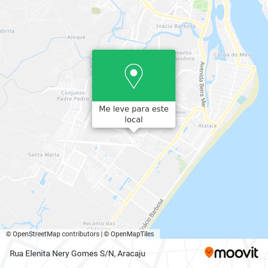 Rua Elenita Nery Gomes S/N mapa
