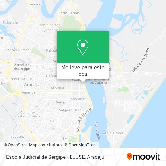 Escola Judicial de Sergipe - EJUSE mapa