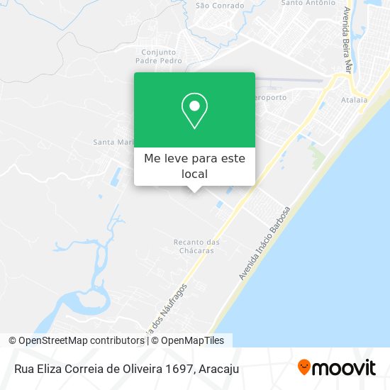 Rua Eliza Correia de Oliveira 1697 mapa