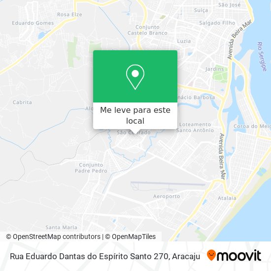 Rua Eduardo Dantas do Espírito Santo 270 mapa