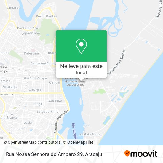 Rua Nossa Senhora do Amparo 29 mapa