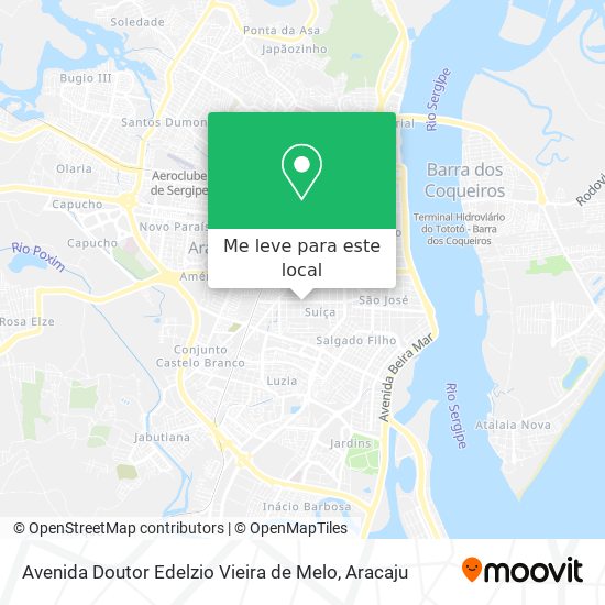 Avenida Doutor Edelzio Vieira de Melo mapa