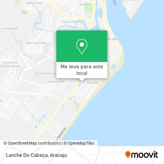 Lanche Do Cabeça mapa