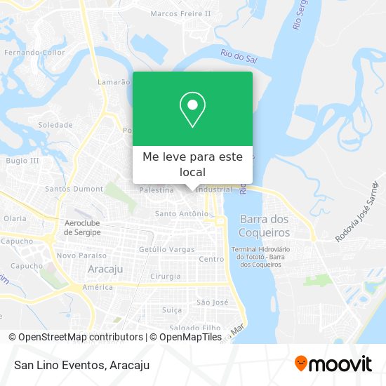 San Lino Eventos mapa