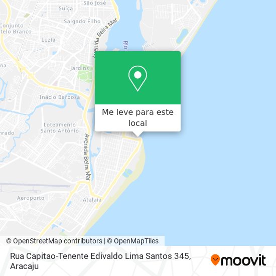 Rua Capitao-Tenente Edivaldo Lima Santos 345 mapa