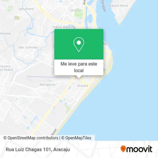 Rua Luiz Chagas 101 mapa