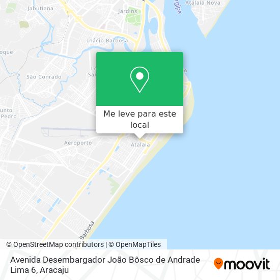Avenida Desembargador João Bôsco de Andrade Lima 6 mapa