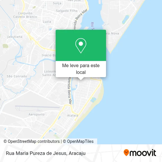 Rua Maria Pureza de Jesus mapa