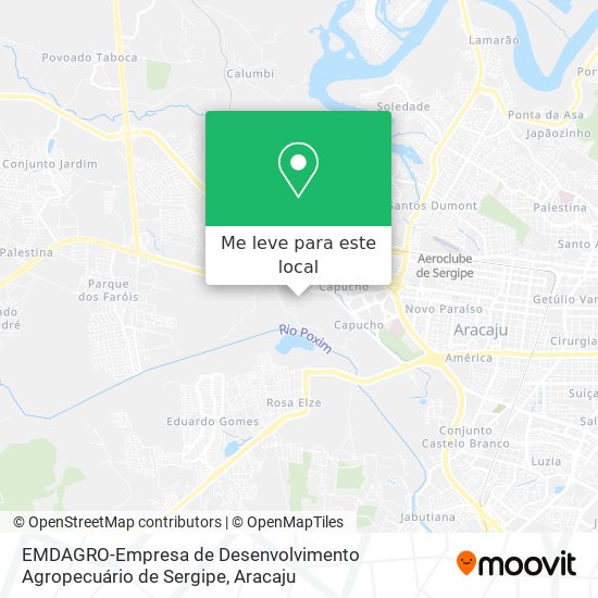 EMDAGRO-Empresa de Desenvolvimento Agropecuário de Sergipe mapa