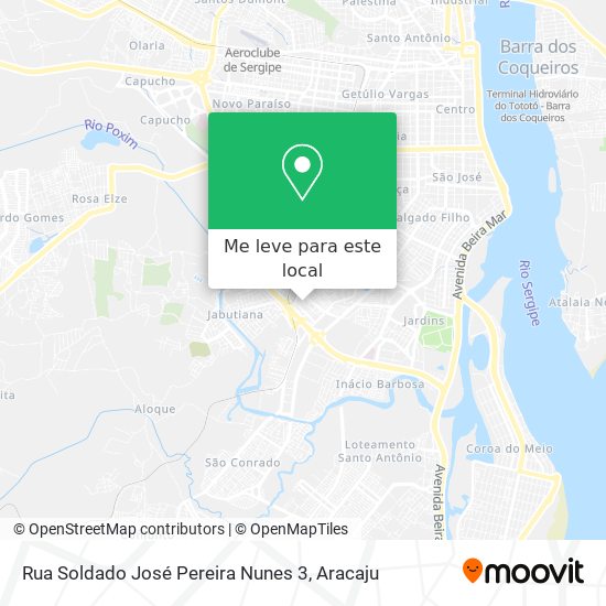 Rua Soldado José Pereira Nunes 3 mapa