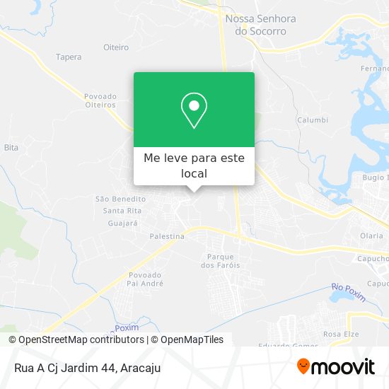 Rua A Cj Jardim 44 mapa
