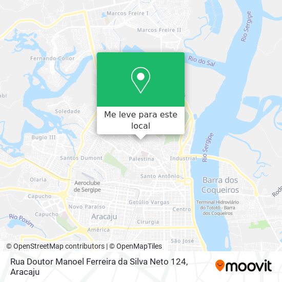 Rua Doutor Manoel Ferreira da Silva Neto 124 mapa